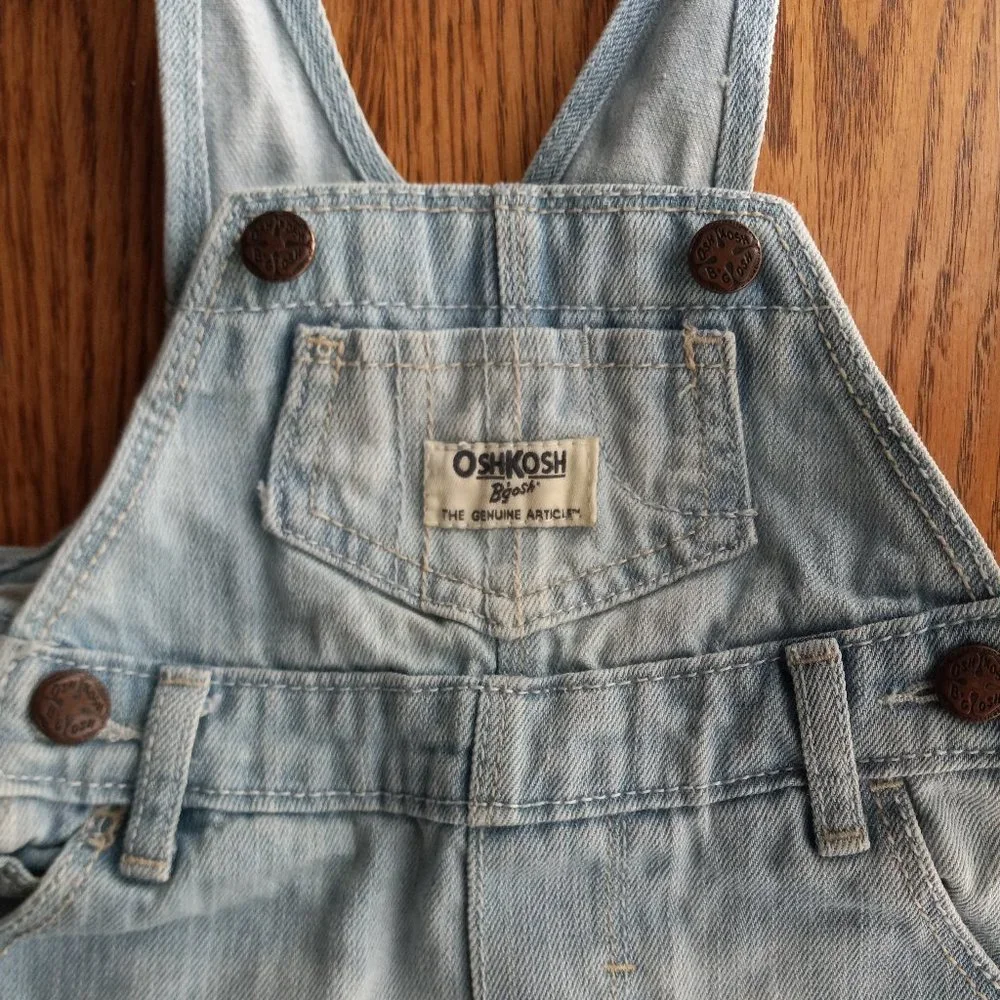 Denim Skirtall Skirt Overalls Classic Retro Cottagecore Size 9 month